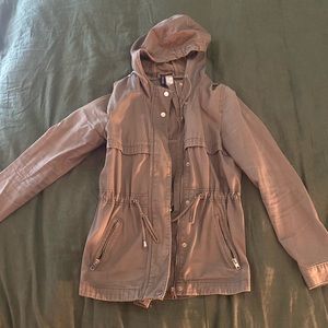 Divided brand olive green canvas jacket.